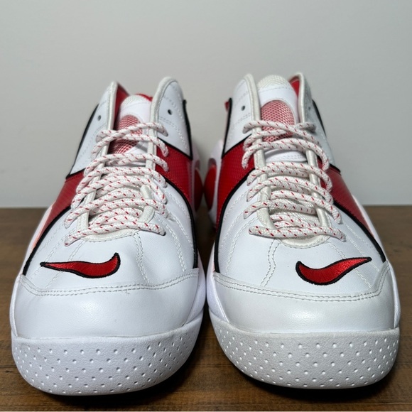 Nike Air Zoom Flight 95 -Size 8.5 DX1165-100 Men's Red White Basketball Sneaker - Picture 3 of 7